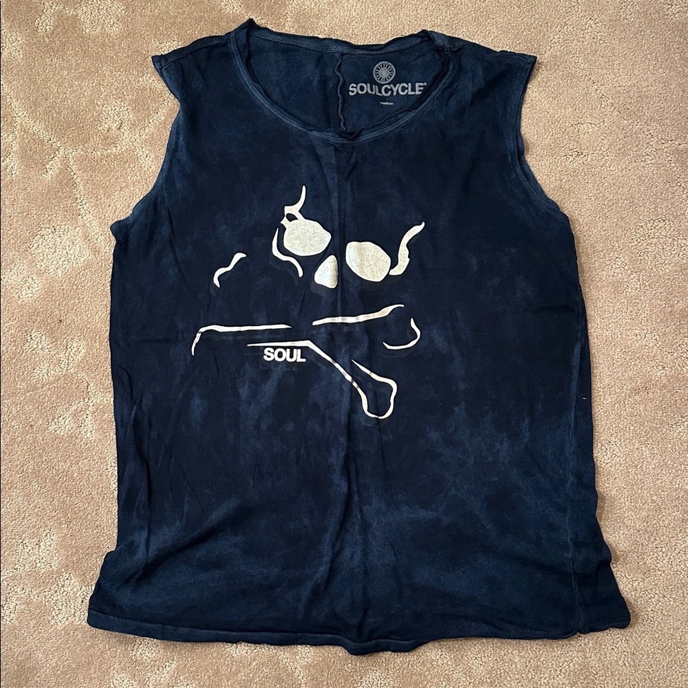 SoulCycle Dark Blue Graphic Tank